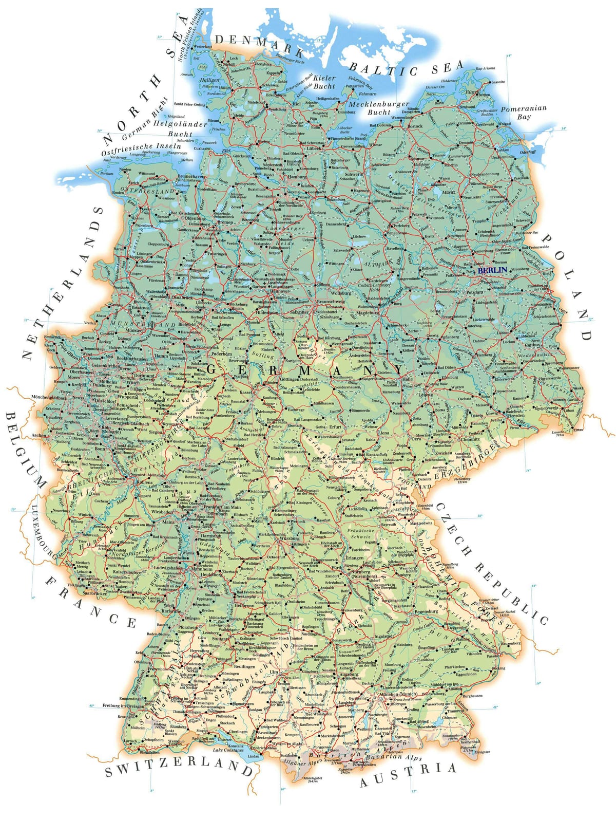 oznakowane karty Niemczech