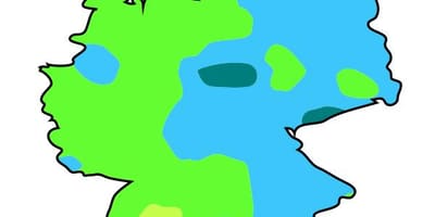 Mapa niemieckiego klimatu